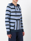 striped hooded sweatshirt