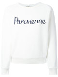 'Parisienne' print sweatshirt