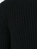 ribbed trim jumper 
