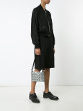 geometric design shoulder bag