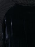velvet panel jumper
