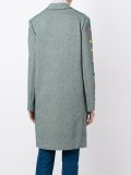 have fun eyelet detail coat