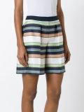 striped shorts