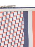 geometric print clutch