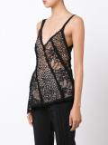 lace panelled camisole