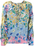 floral print blouse