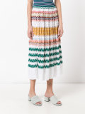 knitted zigzag skirt 