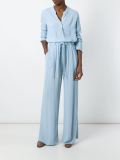 'Henley'喇叭袖罩衫