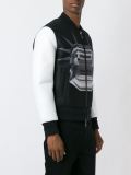 statue print bomber jacket