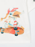 skating duck print T-shirt