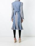 smoking lips beaded shirt dress