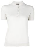 shoulder detail knit polo top