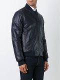 leather bomber jacket