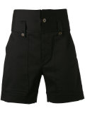 high-waisted bermuda shorts