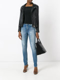 distressed skinny jeans