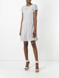 scalloped trim dress