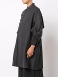 mock neck coat