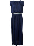 belted maxi dress