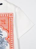 elephant print T-shirt