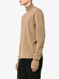 speckled turtle neck knit