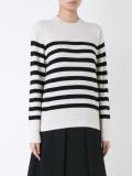 striped crew neck jumper