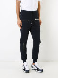zip pocket track pants