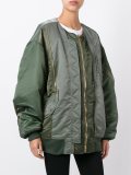long length bomber jacket