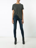perforated detail T-shirt