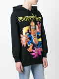 monkey print hoodie