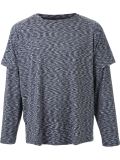 layered long sleeves T-shirt