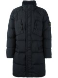 padded mid-length coat