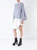 bell sleeve sweatshirt