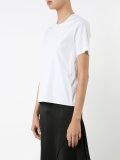 contrast panel T-shirt 
