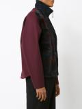 high neck zipped jacket