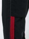 stitched stripe detail trousers