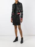 cropped leather jacket
