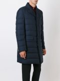 口袋衬垫大衣