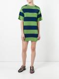 striped T-shirt dress