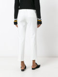 slim-fit cropped trousers