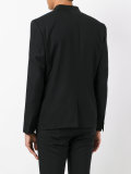 PYTHON-EFFECT SHAWL COLLAR JACKET