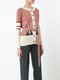 geometric pattern cardigan