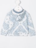 baroque print hoody