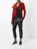 asymmetric cropped jacket
