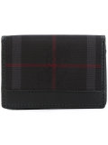 plaid bi-fold wallet