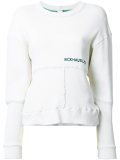 front logo paneled sweatshirt