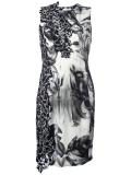 printed fitted dress