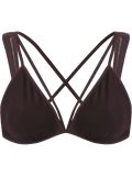 strappy design tulle bra
