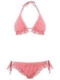 panelled triangle bikini set