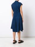 panelled flared dress