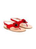 'Papavero' poppy sandals